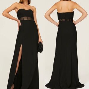 Cinq a Sept Annalie cocktail strapless gown dress
